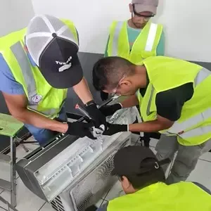 Inspeção visual: Prática do curso de Instalação e Manutenção de Ar Condicionado - Registro 7