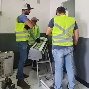 Inspeção visual: Prática do curso de Instalação e Manutenção de Ar Condicionado - Registro 10