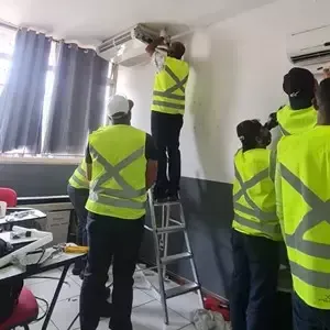 Inspeção visual: Prática do curso de Instalação e Manutenção de Ar Condicionado - Registro 12
