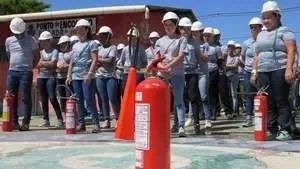 Inspeção visual: Prática do curso de Brigadista Continuada (Reciclagem Bombeiro Civil) - Registro 5