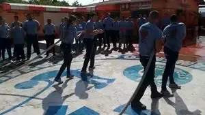 Inspeção visual: Prática do curso de Brigadista Continuada (Reciclagem Bombeiro Civil) - Registro 14