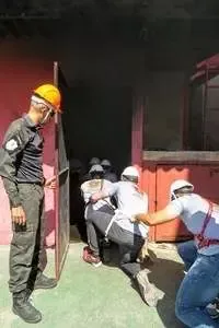 Inspeção visual: Prática do curso de Brigadista Continuada (Reciclagem Bombeiro Civil) - Registro 20