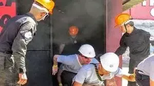 Inspeção visual: Prática do curso de Brigadista Continuada (Reciclagem Bombeiro Civil) - Registro 29
