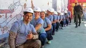 Inspeção visual: Prática do curso de Brigadista Continuada (Reciclagem Bombeiro Civil) - Registro 30