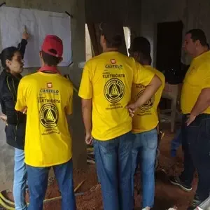 Inspeção visual: Prática do curso de Eletricista Residencial e Predial - Registro 4