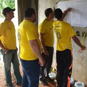 Inspeção visual: Prática do curso de Eletricista Residencial e Predial - Registro 17