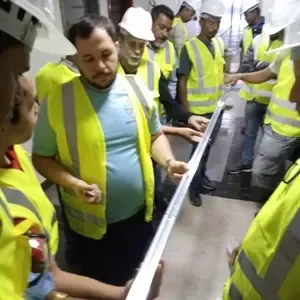 Inspeção visual: Prática do curso de Instalador e Manutenção de Energia Solar - Registro 5