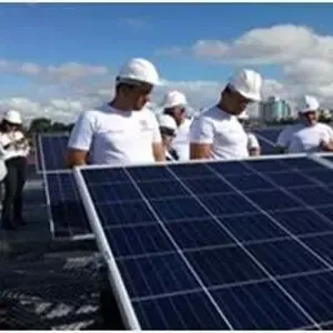 Inspeção visual: Prática do curso de Instalador e Manutenção de Energia Solar - Registro 6