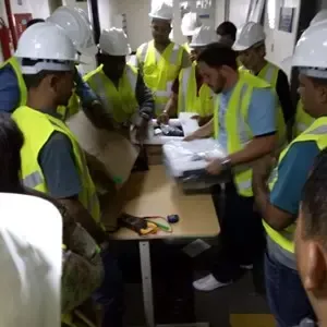 Inspeção visual: Prática do curso de Instalador e Manutenção de Energia Solar - Registro 19